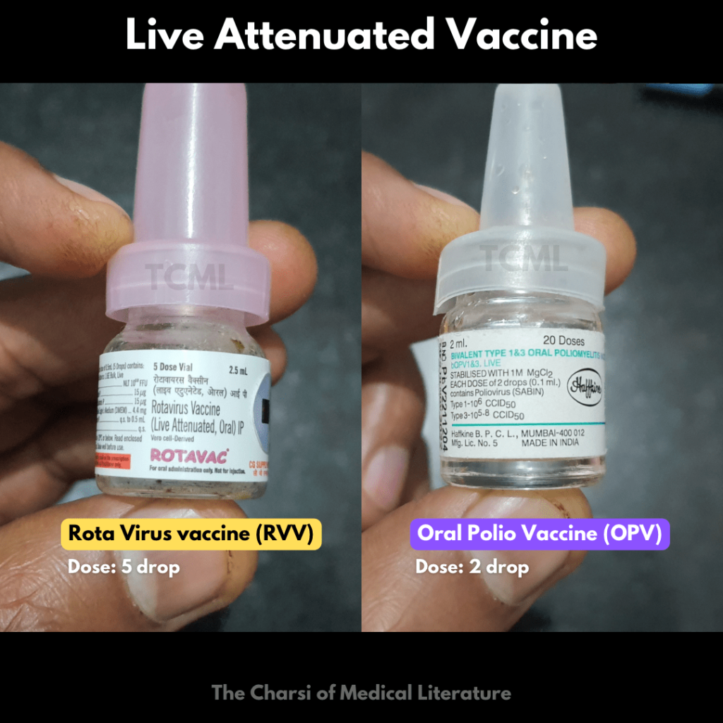 Live and Killed vaccines